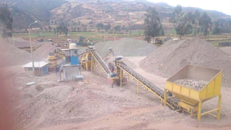 120tph River Pebble Crushing Plant In Peru